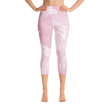 Load image into Gallery viewer, Yoga Capri Leggings - Pink Clouds - Green Cross Clothing,  - Apparel, Clothing, T-shirts, Accessories, Wristbands, Green Cross Clothing - GreenCrossClothing.co, Green Cross Clothing - GreenCrossClothing.co