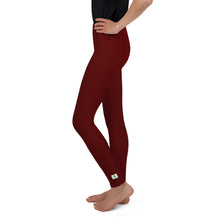 Load image into Gallery viewer, Youth Leggings - Pomegranate II - Green Cross Clothing,  - Apparel, Clothing, T-shirts, Accessories, Wristbands, Green Cross Clothing - GreenCrossClothing.co, Green Cross Clothing - GreenCrossClothing.co