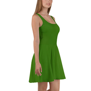 Skater Dress - Key Lime II - Green Cross Clothing,  - Apparel, Clothing, T-shirts, Accessories, Wristbands, Green Cross Clothing - GreenCrossClothing.co, Green Cross Clothing - GreenCrossClothing.co