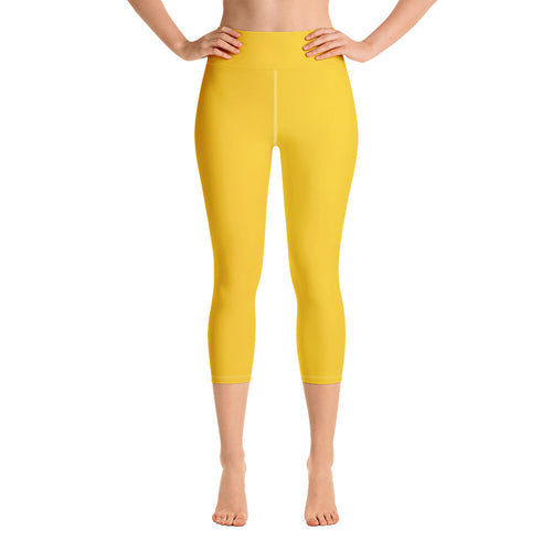 Yoga Capri Leggings - Mango - Green Cross Clothing,  - Apparel, Clothing, T-shirts, Accessories, Wristbands, Green Cross Clothing - GreenCrossClothing.co, Green Cross Clothing - GreenCrossClothing.co