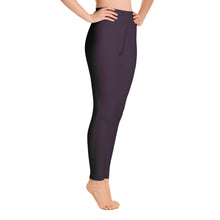 Load image into Gallery viewer, Yoga Leggings - Black Cherry II - Green Cross Clothing,  - Apparel, Clothing, T-shirts, Accessories, Wristbands, Green Cross Clothing - GreenCrossClothing.co, Green Cross Clothing - GreenCrossClothing.co