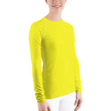 Load image into Gallery viewer, Women&#39;s Sun &amp; Rash Guard - Meyer Lemon - Green Cross Clothing,  - Apparel, Clothing, T-shirts, Accessories, Wristbands, Green Cross Clothing - GreenCrossClothing.co, Green Cross Clothing - GreenCrossClothing.co
