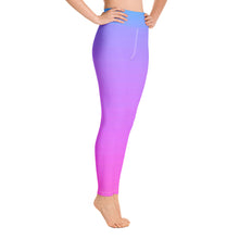 Load image into Gallery viewer, Yoga Leggings - Blue &amp; Pink - Green Cross Clothing,  - Apparel, Clothing, T-shirts, Accessories, Wristbands, Green Cross Clothing - GreenCrossClothing.co, Green Cross Clothing - GreenCrossClothing.co