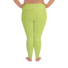 Load image into Gallery viewer, Plus Size Leggings - Key Lime - Green Cross Clothing,  - Apparel, Clothing, T-shirts, Accessories, Wristbands, Green Cross Clothing - GreenCrossClothing.co, Green Cross Clothing - GreenCrossClothing.co