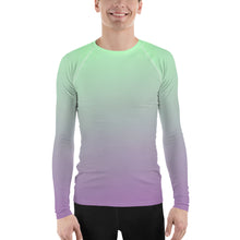 Load image into Gallery viewer, Men&#39;s Sun &amp; Rash Guard - Lilac &amp; Mint - Green Cross Clothing,  - Apparel, Clothing, T-shirts, Accessories, Wristbands, Green Cross Clothing - GreenCrossClothing.co, Green Cross Clothing - GreenCrossClothing.co