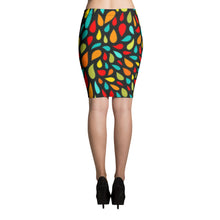 Load image into Gallery viewer, Pencil Skirt - Colorful Drops - Green Cross Clothing,  - Apparel, Clothing, T-shirts, Accessories, Wristbands, Green Cross Clothing - GreenCrossClothing.co, Green Cross Clothing - GreenCrossClothing.co