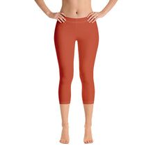 Load image into Gallery viewer, Capri Leggings - Blood Orange - Green Cross Clothing,  - Apparel, Clothing, T-shirts, Accessories, Wristbands, Green Cross Clothing - GreenCrossClothing.co, Green Cross Clothing - GreenCrossClothing.co