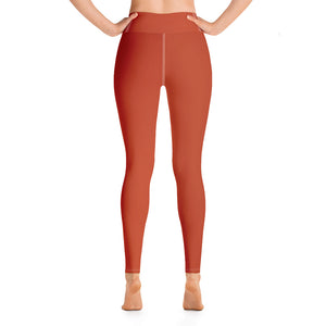 Yoga Leggings - Blood Orange - Green Cross Clothing,  - Apparel, Clothing, T-shirts, Accessories, Wristbands, Green Cross Clothing - GreenCrossClothing.co, Green Cross Clothing - GreenCrossClothing.co