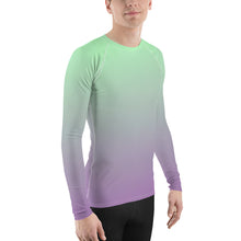 Load image into Gallery viewer, Men&#39;s Sun &amp; Rash Guard - Lilac &amp; Mint - Green Cross Clothing,  - Apparel, Clothing, T-shirts, Accessories, Wristbands, Green Cross Clothing - GreenCrossClothing.co, Green Cross Clothing - GreenCrossClothing.co