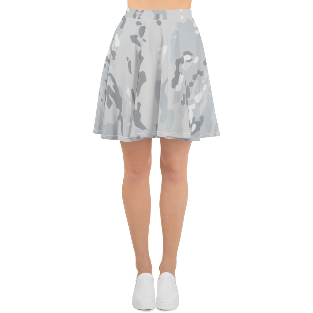 Skater Skirt - Grey Camo - Green Cross Clothing,  - Apparel, Clothing, T-shirts, Accessories, Wristbands, Green Cross Clothing - GreenCrossClothing.co, Green Cross Clothing - GreenCrossClothing.co