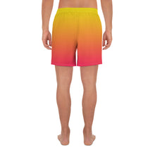 Load image into Gallery viewer, Men&#39;s Athletic Shorts - Yellow &amp; Red Raspberry - Green Cross Clothing,  - Apparel, Clothing, T-shirts, Accessories, Wristbands, Green Cross Clothing - GreenCrossClothing.co, Green Cross Clothing - GreenCrossClothing.co