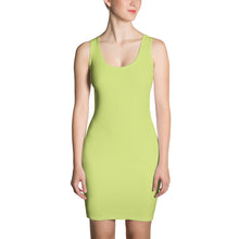 Load image into Gallery viewer, Fitted Dress - Key Lime - Green Cross Clothing,  - Apparel, Clothing, T-shirts, Accessories, Wristbands, Green Cross Clothing - GreenCrossClothing.co, Green Cross Clothing - GreenCrossClothing.co