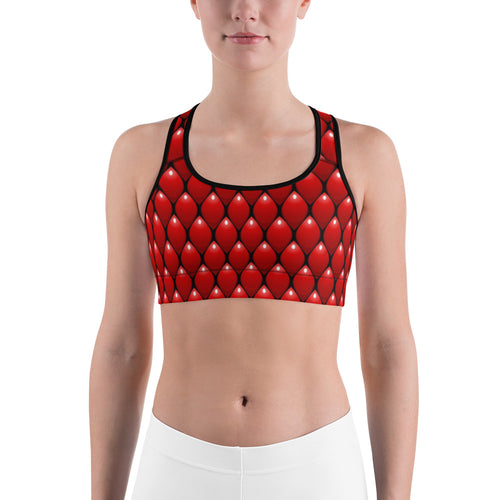 Sports Bra - Red Dragon - Green Cross Clothing,  - Apparel, Clothing, T-shirts, Accessories, Wristbands, Green Cross Clothing - GreenCrossClothing.co, Green Cross Clothing - GreenCrossClothing.co