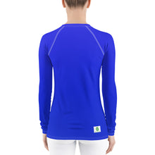Load image into Gallery viewer, Women&#39;s Sun &amp; Rash Guard - Earth Blue - Green Cross Clothing,  - Apparel, Clothing, T-shirts, Accessories, Wristbands, Green Cross Clothing - GreenCrossClothing.co, Green Cross Clothing - GreenCrossClothing.co