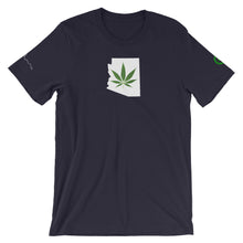 Load image into Gallery viewer, THC-Shirt - Arizona - Green Cross Clothing, State T-shirt - Apparel, Clothing, T-shirts, Accessories, Wristbands, Green Cross Clothing - GreenCrossClothing.co, Green Cross Clothing - GreenCrossClothing.co