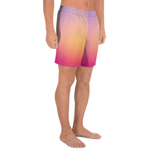 Load image into Gallery viewer, Men&#39;s Athletic Shorts - Periwinkle, Peach, &amp; Magenta - Green Cross Clothing,  - Apparel, Clothing, T-shirts, Accessories, Wristbands, Green Cross Clothing - GreenCrossClothing.co, Green Cross Clothing - GreenCrossClothing.co