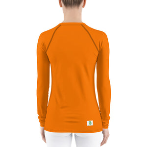 Women's Sun & Rash Guard - Tangerine II - Green Cross Clothing,  - Apparel, Clothing, T-shirts, Accessories, Wristbands, Green Cross Clothing - GreenCrossClothing.co, Green Cross Clothing - GreenCrossClothing.co