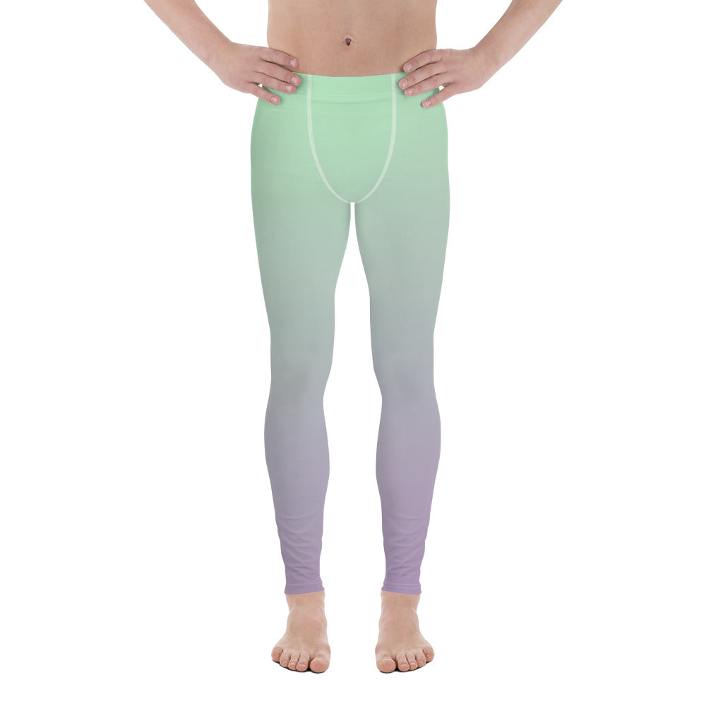 Men's Leggings - Lilac & Mint - Green Cross Clothing,  - Apparel, Clothing, T-shirts, Accessories, Wristbands, Green Cross Clothing - GreenCrossClothing.co, Green Cross Clothing - GreenCrossClothing.co