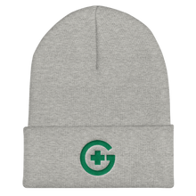 Load image into Gallery viewer, Embroidered Cuffed Beanie - Green Cross - Green Cross Clothing, Green Cross Beanie - Apparel, Clothing, T-shirts, Accessories, Wristbands, Green Cross Clothing - GreenCrossClothing.co, Green Cross Clothing - GreenCrossClothing.co