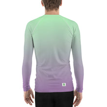 Load image into Gallery viewer, Men&#39;s Sun &amp; Rash Guard - Lilac &amp; Mint - Green Cross Clothing,  - Apparel, Clothing, T-shirts, Accessories, Wristbands, Green Cross Clothing - GreenCrossClothing.co, Green Cross Clothing - GreenCrossClothing.co