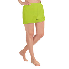 Load image into Gallery viewer, Women&#39;s Athletic Shorts - Kiwi - Green Cross Clothing,  - Apparel, Clothing, T-shirts, Accessories, Wristbands, Green Cross Clothing - GreenCrossClothing.co, Green Cross Clothing - GreenCrossClothing.co