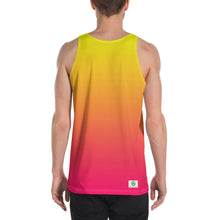 Load image into Gallery viewer, Men&#39;s Tank Top - Yellow &amp; Red Raspberry - Green Cross Clothing,  - Apparel, Clothing, T-shirts, Accessories, Wristbands, Green Cross Clothing - GreenCrossClothing.co, Green Cross Clothing - GreenCrossClothing.co