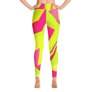 Yoga Leggings - Neon - Green Cross Clothing,  - Apparel, Clothing, T-shirts, Accessories, Wristbands, Green Cross Clothing - GreenCrossClothing.co, Green Cross Clothing - GreenCrossClothing.co