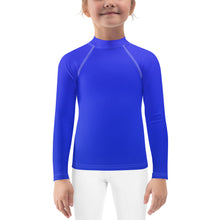Load image into Gallery viewer, Kids Girls' Sun &amp; Rash Guard - Earth Blue - Green Cross Clothing,  - Apparel, Clothing, T-shirts, Accessories, Wristbands, Green Cross Clothing - GreenCrossClothing.co, Green Cross Clothing - GreenCrossClothing.co