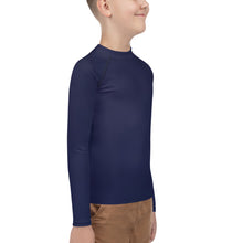 Load image into Gallery viewer, Youth Boys&#39; Sun &amp; Rash Guard - Blueberry II - Green Cross Clothing,  - Apparel, Clothing, T-shirts, Accessories, Wristbands, Green Cross Clothing - GreenCrossClothing.co, Green Cross Clothing - GreenCrossClothing.co