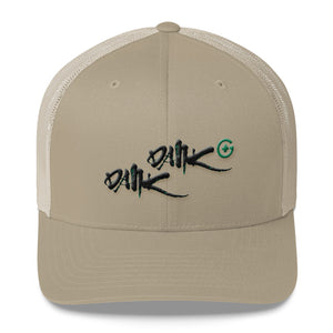 Dank Dank - Embroidered Trucker Hat - Green Cross Clothing, Dank Hat - Apparel, Clothing, T-shirts, Accessories, Wristbands, Green Cross Clothing - GreenCrossClothing.co, Green Cross Clothing - GreenCrossClothing.co
