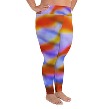 Load image into Gallery viewer, Plus Size Leggings - Cichlid - Green Cross Clothing,  - Apparel, Clothing, T-shirts, Accessories, Wristbands, Green Cross Clothing - GreenCrossClothing.co, Green Cross Clothing - GreenCrossClothing.co