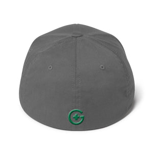 3D Embroidered Premium FlexFit Cap - Green Cross - Green Cross Clothing,  - Apparel, Clothing, T-shirts, Accessories, Wristbands, Green Cross Clothing - GreenCrossClothing.co, Green Cross Clothing - GreenCrossClothing.co