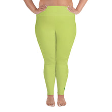 Load image into Gallery viewer, Plus Size Leggings - Key Lime - Green Cross Clothing,  - Apparel, Clothing, T-shirts, Accessories, Wristbands, Green Cross Clothing - GreenCrossClothing.co, Green Cross Clothing - GreenCrossClothing.co