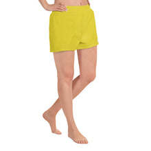 Load image into Gallery viewer, Women&#39;s Athletic Shorts - Meyer Lemon II - Green Cross Clothing,  - Apparel, Clothing, T-shirts, Accessories, Wristbands, Green Cross Clothing - GreenCrossClothing.co, Green Cross Clothing - GreenCrossClothing.co