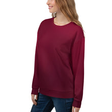 Load image into Gallery viewer, Women&#39;s Sweatshirt - Black Cherry - Green Cross Clothing,  - Apparel, Clothing, T-shirts, Accessories, Wristbands, Green Cross Clothing - GreenCrossClothing.co, Green Cross Clothing - GreenCrossClothing.co