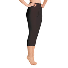 Load image into Gallery viewer, Yoga Capri Leggings - Blood Orange II - Green Cross Clothing,  - Apparel, Clothing, T-shirts, Accessories, Wristbands, Green Cross Clothing - GreenCrossClothing.co, Green Cross Clothing - GreenCrossClothing.co