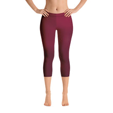 Load image into Gallery viewer, Capri Leggings - Black Cherry - Green Cross Clothing,  - Apparel, Clothing, T-shirts, Accessories, Wristbands, Green Cross Clothing - GreenCrossClothing.co, Green Cross Clothing - GreenCrossClothing.co