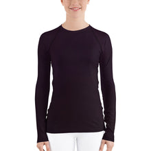 Load image into Gallery viewer, Women&#39;s Sun &amp; Rash Guard - Black Cherry II - Green Cross Clothing, Ladies&#39; S &amp; R Guard - Apparel, Clothing, T-shirts, Accessories, Wristbands, Green Cross Clothing - GreenCrossClothing.co, Green Cross Clothing - GreenCrossClothing.co
