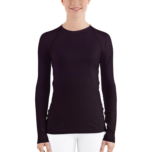 Women's Sun & Rash Guard - Black Cherry II - Green Cross Clothing, Ladies' S & R Guard - Apparel, Clothing, T-shirts, Accessories, Wristbands, Green Cross Clothing - GreenCrossClothing.co, Green Cross Clothing - GreenCrossClothing.co