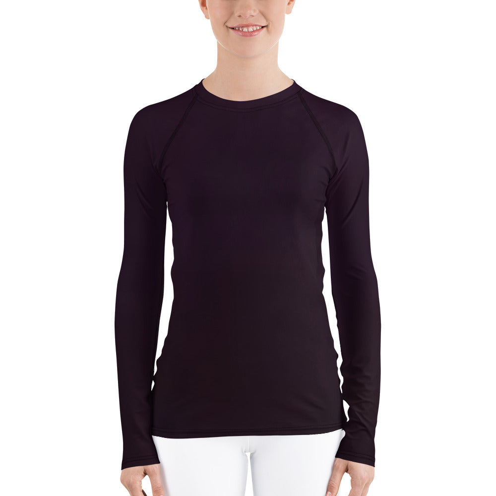 Women's Sun & Rash Guard - Black Cherry II - Green Cross Clothing, Ladies' S & R Guard - Apparel, Clothing, T-shirts, Accessories, Wristbands, Green Cross Clothing - GreenCrossClothing.co, Green Cross Clothing - GreenCrossClothing.co