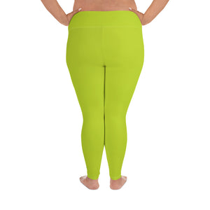 Plus Size Leggings - Kiwi - Green Cross Clothing,  - Apparel, Clothing, T-shirts, Accessories, Wristbands, Green Cross Clothing - GreenCrossClothing.co, Green Cross Clothing - GreenCrossClothing.co