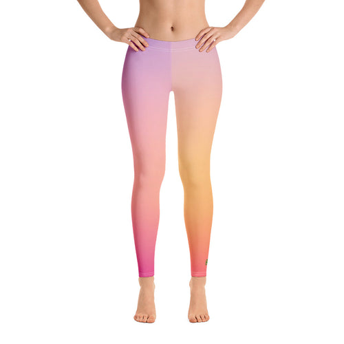 Leggings - Periwinkle, Peach, & Magenta - Green Cross Clothing,  - Apparel, Clothing, T-shirts, Accessories, Wristbands, Green Cross Clothing - GreenCrossClothing.co, Green Cross Clothing - GreenCrossClothing.co