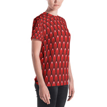 Load image into Gallery viewer, Women&#39;s T-shirt - Red Dragon - Green Cross Clothing,  - Apparel, Clothing, T-shirts, Accessories, Wristbands, Green Cross Clothing - GreenCrossClothing.co, Green Cross Clothing - GreenCrossClothing.co