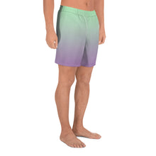 Load image into Gallery viewer, Men&#39;s Athletic Shorts - Lilac &amp; Mint - Green Cross Clothing,  - Apparel, Clothing, T-shirts, Accessories, Wristbands, Green Cross Clothing - GreenCrossClothing.co, Green Cross Clothing - GreenCrossClothing.co