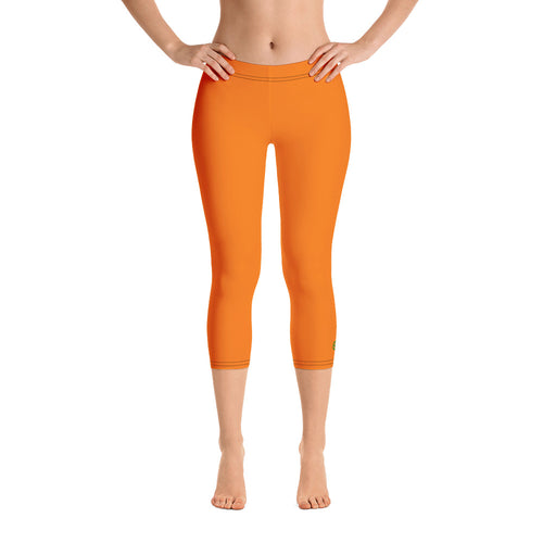 Capri Leggings - Tangerine II - Green Cross Clothing,  - Apparel, Clothing, T-shirts, Accessories, Wristbands, Green Cross Clothing - GreenCrossClothing.co, Green Cross Clothing - GreenCrossClothing.co