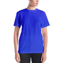 Load image into Gallery viewer, Women&#39;s T-shirt - Earth Blue - Green Cross Clothing,  - Apparel, Clothing, T-shirts, Accessories, Wristbands, Green Cross Clothing - GreenCrossClothing.co, Green Cross Clothing - GreenCrossClothing.co