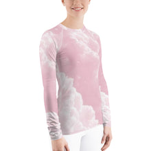 Load image into Gallery viewer, Women&#39;s Sun &amp; Rash Guard - Pink Clouds - Green Cross Clothing,  - Apparel, Clothing, T-shirts, Accessories, Wristbands, Green Cross Clothing - GreenCrossClothing.co, Green Cross Clothing - GreenCrossClothing.co