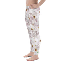 Load image into Gallery viewer, Men&#39;s Leggings - Cherry Blossoms - Green Cross Clothing,  - Apparel, Clothing, T-shirts, Accessories, Wristbands, Green Cross Clothing - GreenCrossClothing.co, Green Cross Clothing - GreenCrossClothing.co