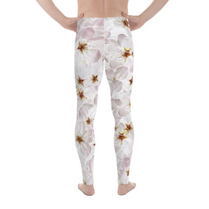 Men's Leggings - Cherry Blossoms - Green Cross Clothing,  - Apparel, Clothing, T-shirts, Accessories, Wristbands, Green Cross Clothing - GreenCrossClothing.co, Green Cross Clothing - GreenCrossClothing.co