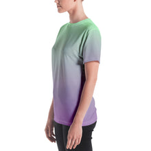 Load image into Gallery viewer, Women&#39;s T-shirt - Lilac &amp; Mint - Green Cross Clothing,  - Apparel, Clothing, T-shirts, Accessories, Wristbands, Green Cross Clothing - GreenCrossClothing.co, Green Cross Clothing - GreenCrossClothing.co